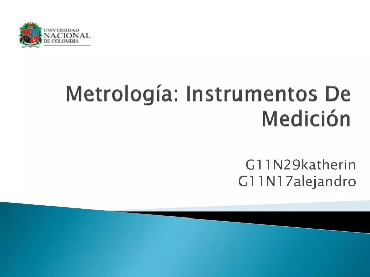 metrolog a instrumentos de medici n