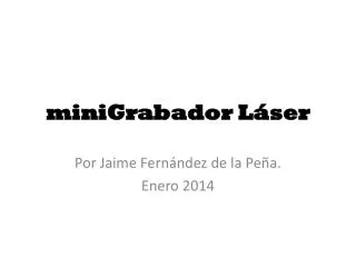 minigrabador l ser