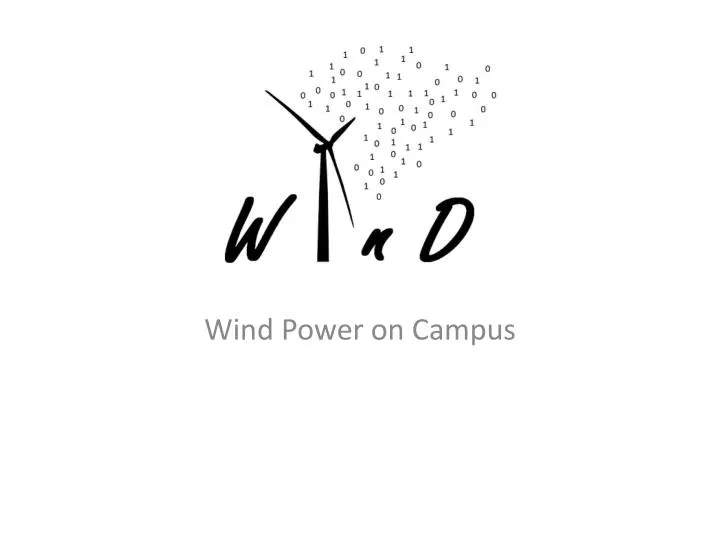 wind power on campus