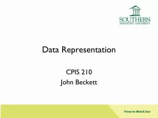 Data Representation