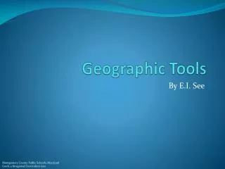 Geographic Tools