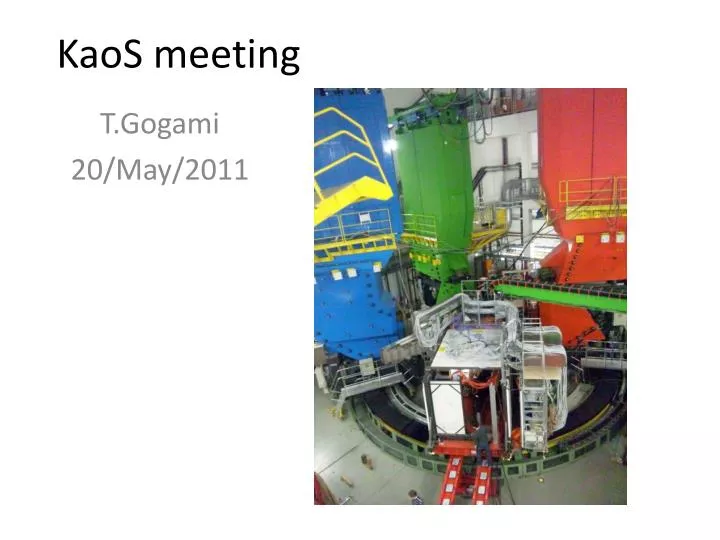 kaos meeting