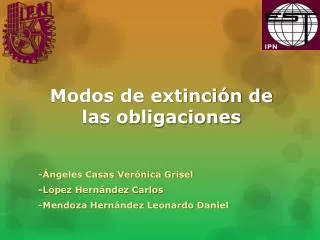 modos de extinci n de las obligaciones