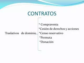 contratos
