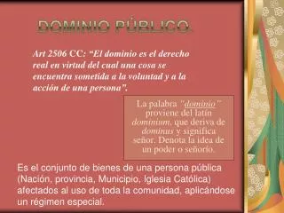 dominio p blico