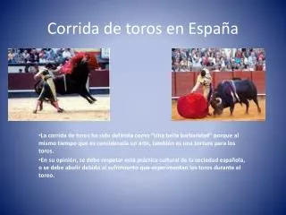 corrida de toros en espa a