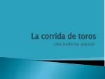 La corrida de toros - slide 1