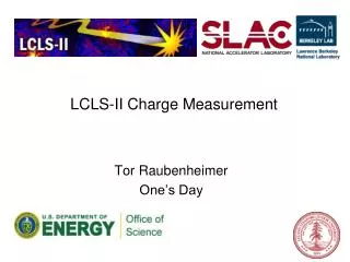 LCLS-II Charge Measurement
