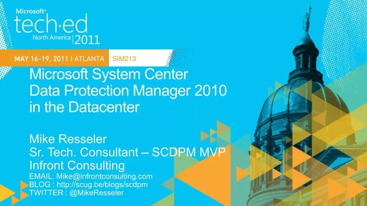 microsoft system center data protection manager 2010 in the datacenter
