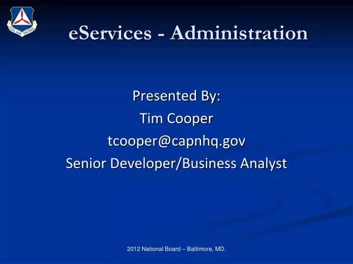 eservices administration