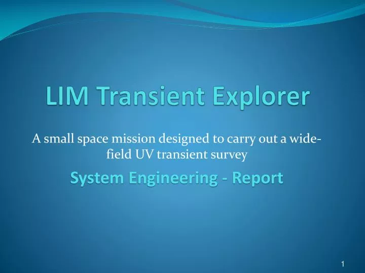 lim transient explorer