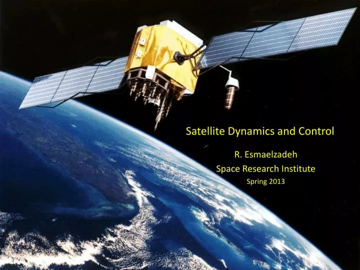 satellite dynamics and control