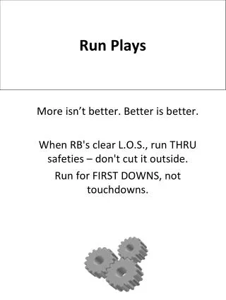 Run Plays