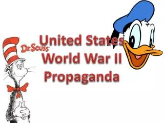 United States World War II Propaganda