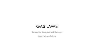 Gas Laws