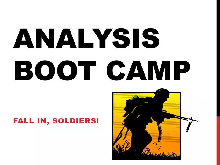 analysis boot camp