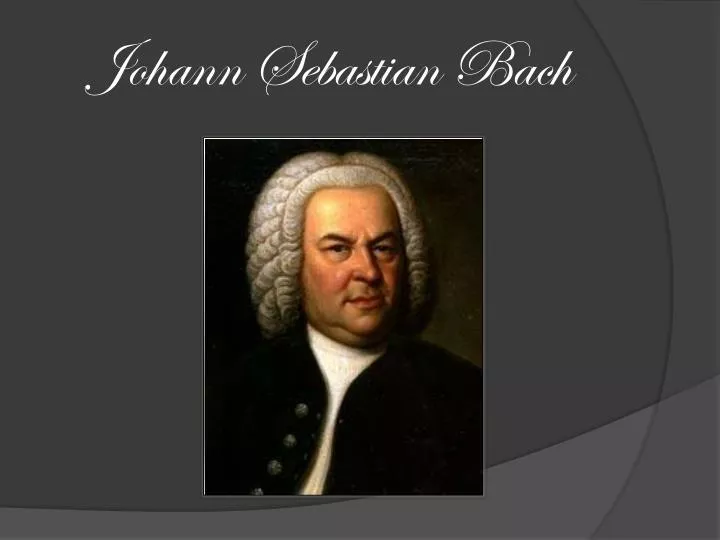 johann sebastian bach