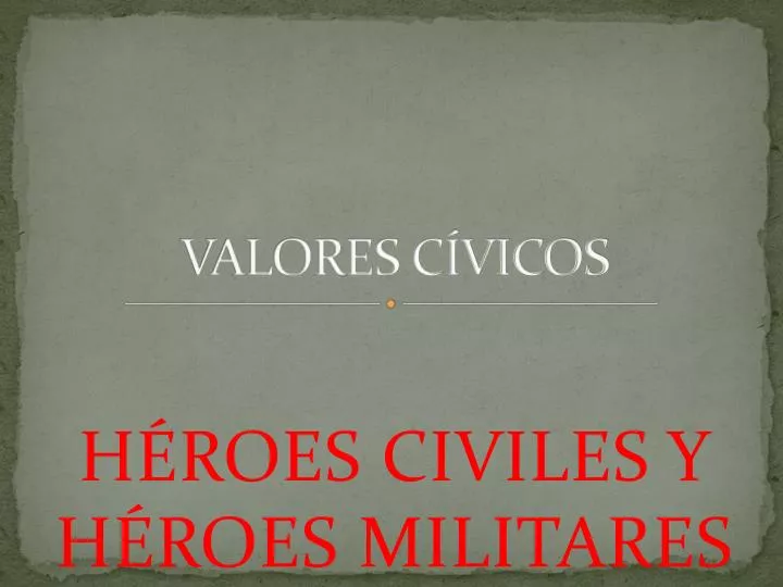 valores c vicos