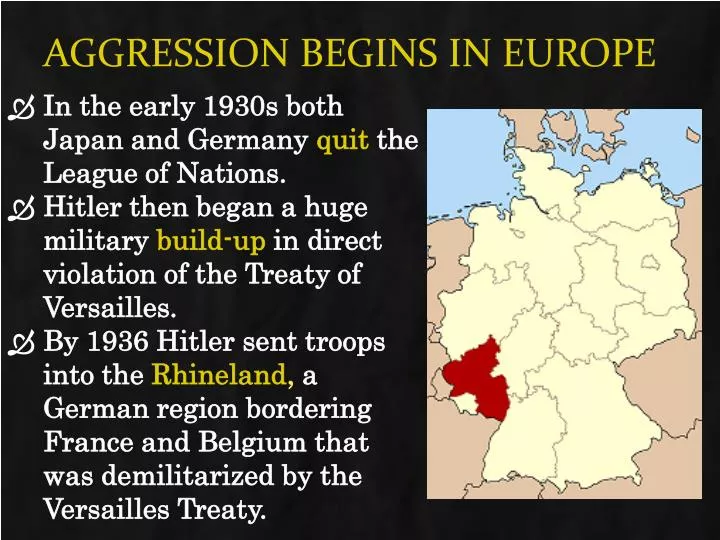 aggression begins in europe