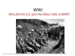 WWI - slide 1