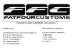 RL brake caliper Installation instructions - slide 1