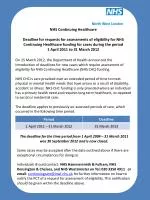 NHS Continuing Healthcare - slide 1