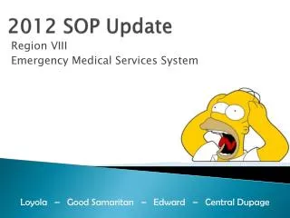 2012 SOP Update