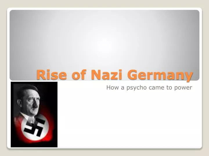 rise of nazi germany