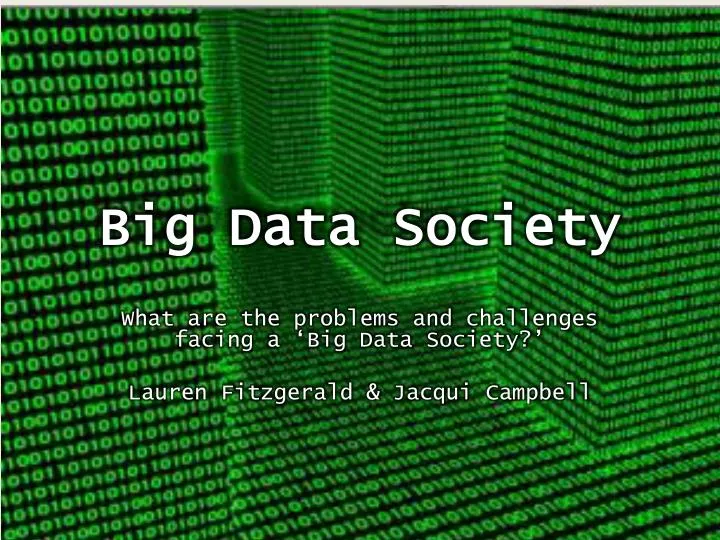 big data society