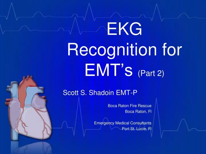 ekg recognition for emt s part 2