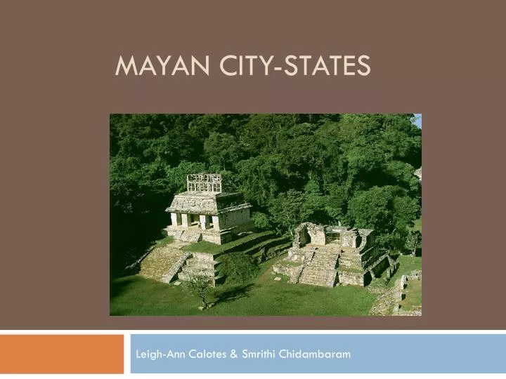 mayan city states