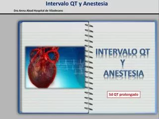 intervalo qt y anestesia