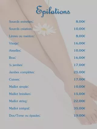 epilations