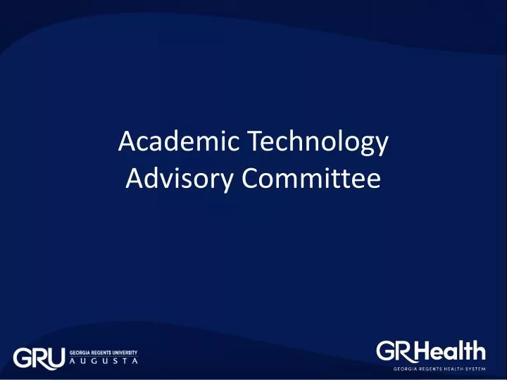 academic technology advisory committee