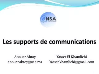 les supports de communications