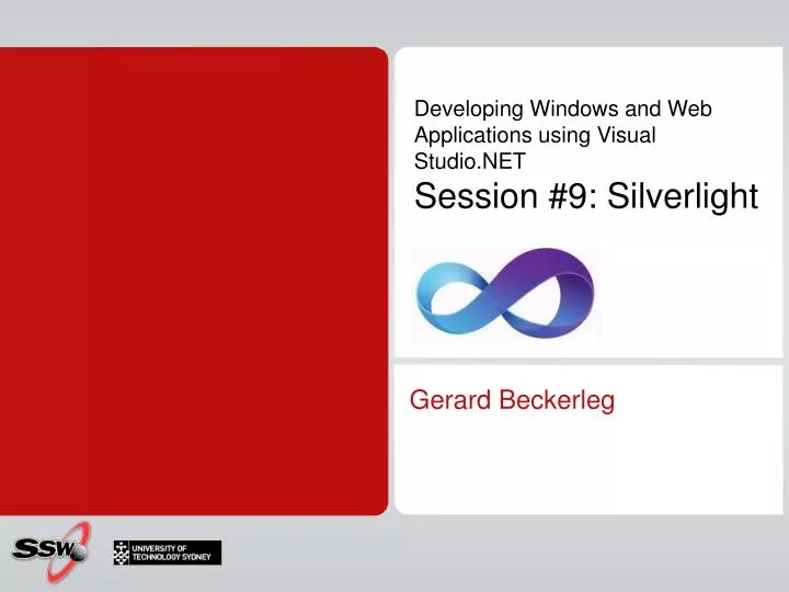 developing windows and web applications using visual studio net session 9 silverlight