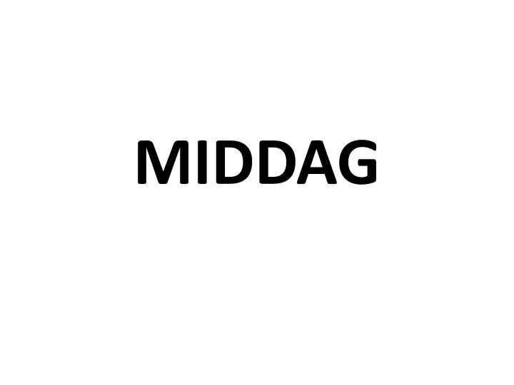 middag