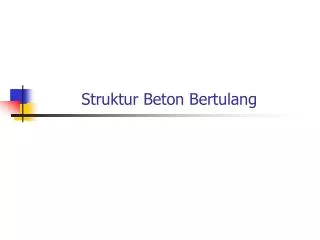 struktur beton bertulang