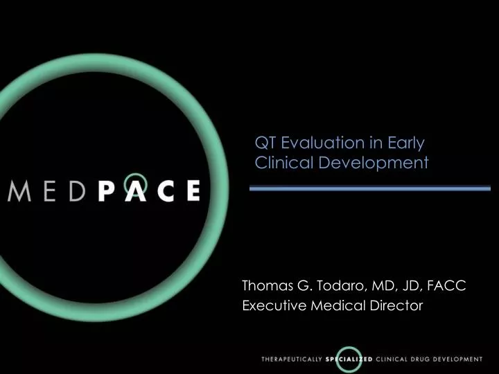 qt evaluation in early clinical development