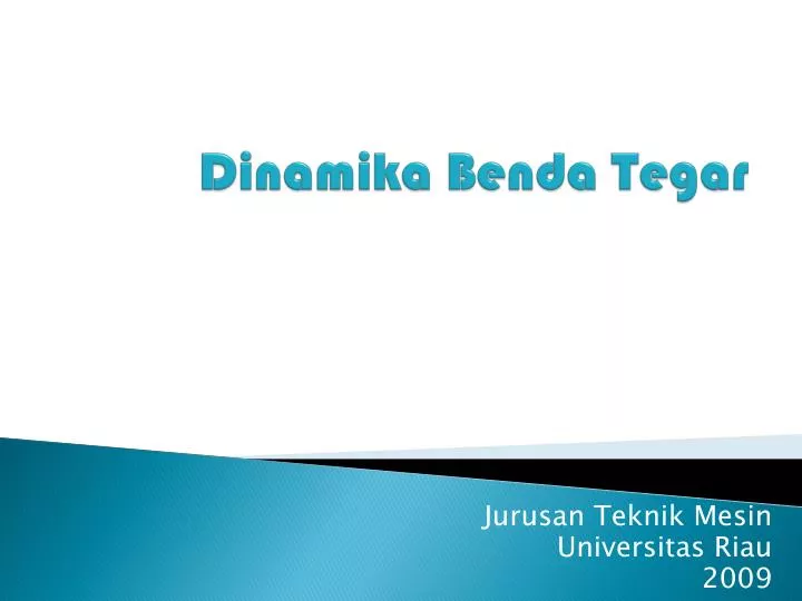 dinamika benda tegar