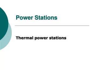 Power Stations