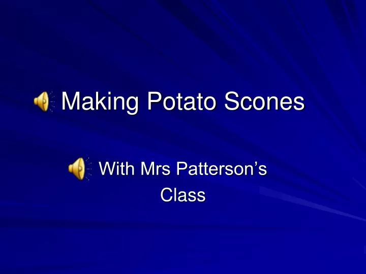 making potato scones
