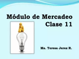 m dulo de mercadeo clase 11