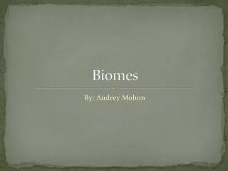 biomes
