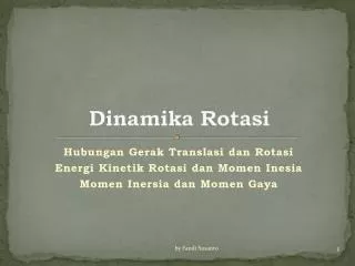 dinamika rotasi