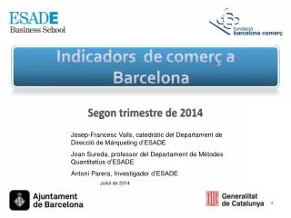 indicadors de comer a barcelona