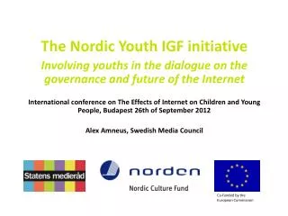 The Nordic Youth IGF initiative