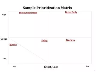 Sample Prioritization Matrix