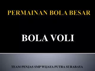 PERMAINAN BOLA BESAR