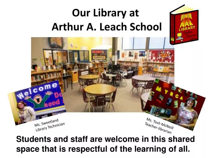 our library at arthur a leach school